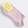 Stylish Casual Women Solid Color Elastic Cotton Breathable Low Cut Ankle Boat Socks Warm Socks