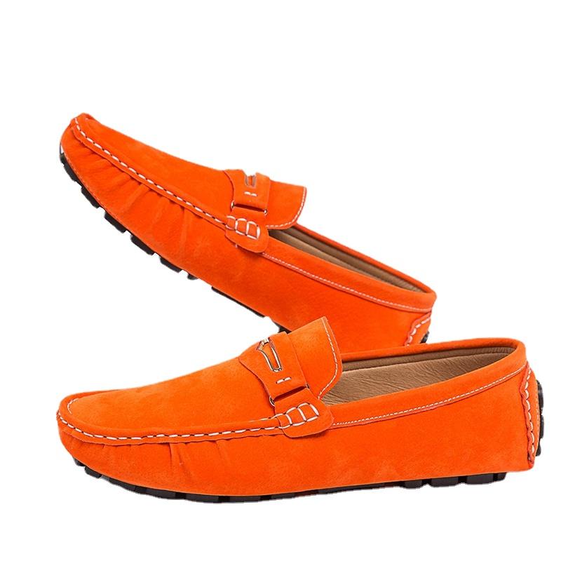 Men High Quality Leather Loafers Men Casual Shoes Moccasins Slip On Men's Flats Fashion Men Shoes Male Driving Shoes Size 38-49
