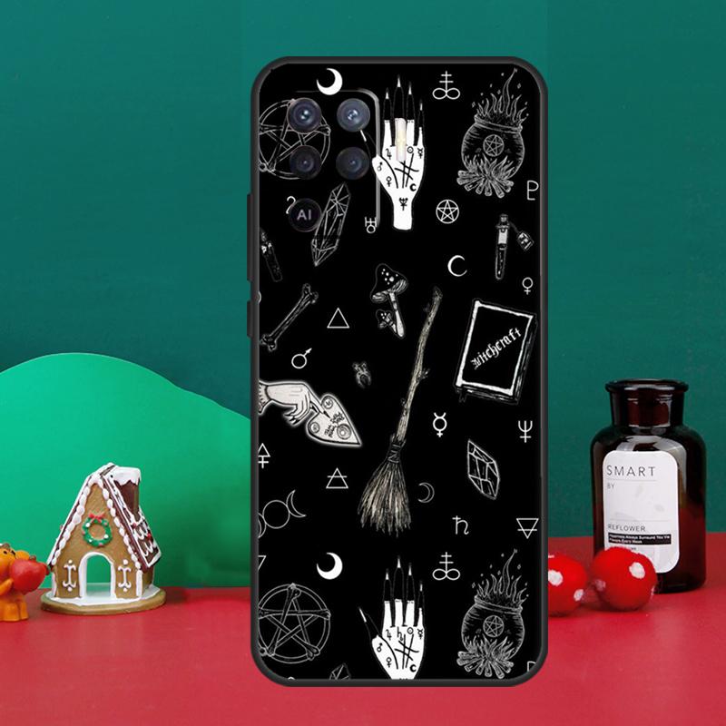 MAGIC Witchcraft Witch Sailor Case For Oppo A16 A76 A96 A17 A60 A40 A80 A98 A58 A78 A18 A38 A57 A74 A54 A94 A15 A5 A6 Pro