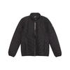 EA7 Solid Color Stand Collar Long Sleeve Zipper Fitted Down Jacket Men Outerwear Black 8NPB06-PNE1Z-1200