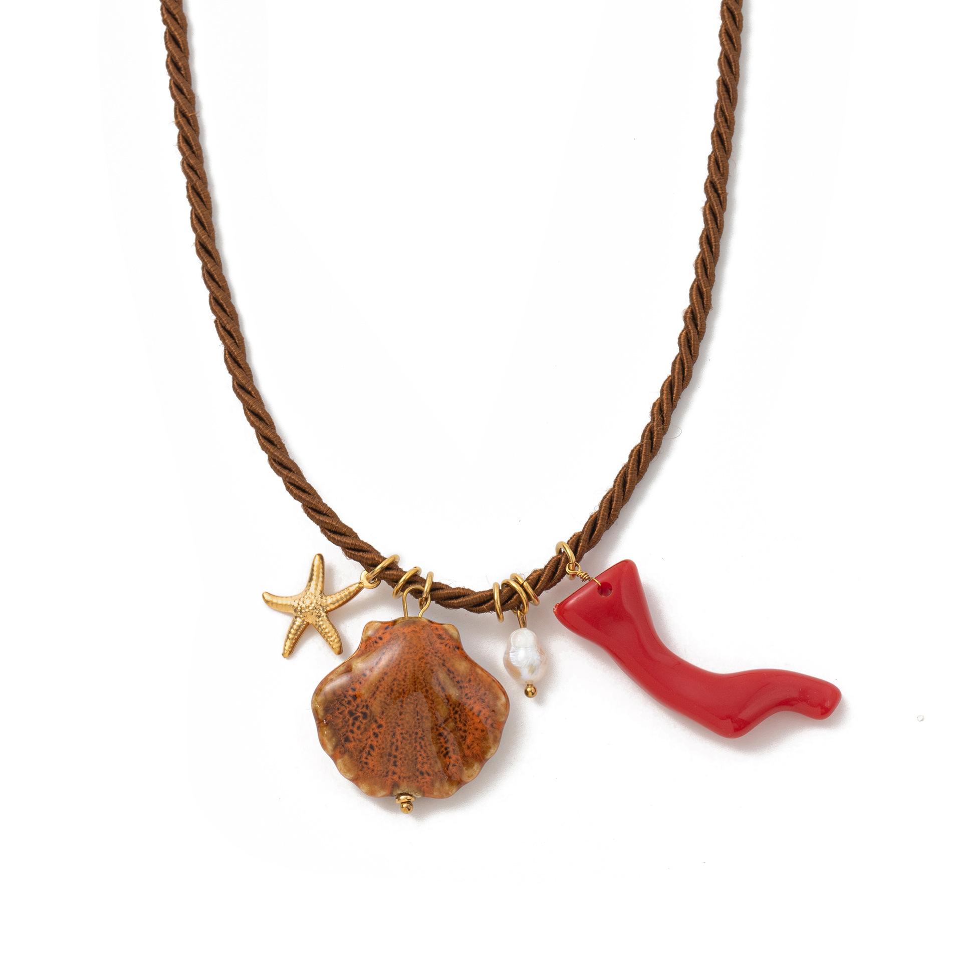 Fashion Creative Personality Trend Little Starfish Pendant Jewelry Simple Niche Versatile Necklace Accessories