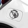 Diesel Only Skull for Car Sticker Decoration Fuel Tank Cap Roundness Outdoor Sticker External Accessories Waterproof Vinyl Decal