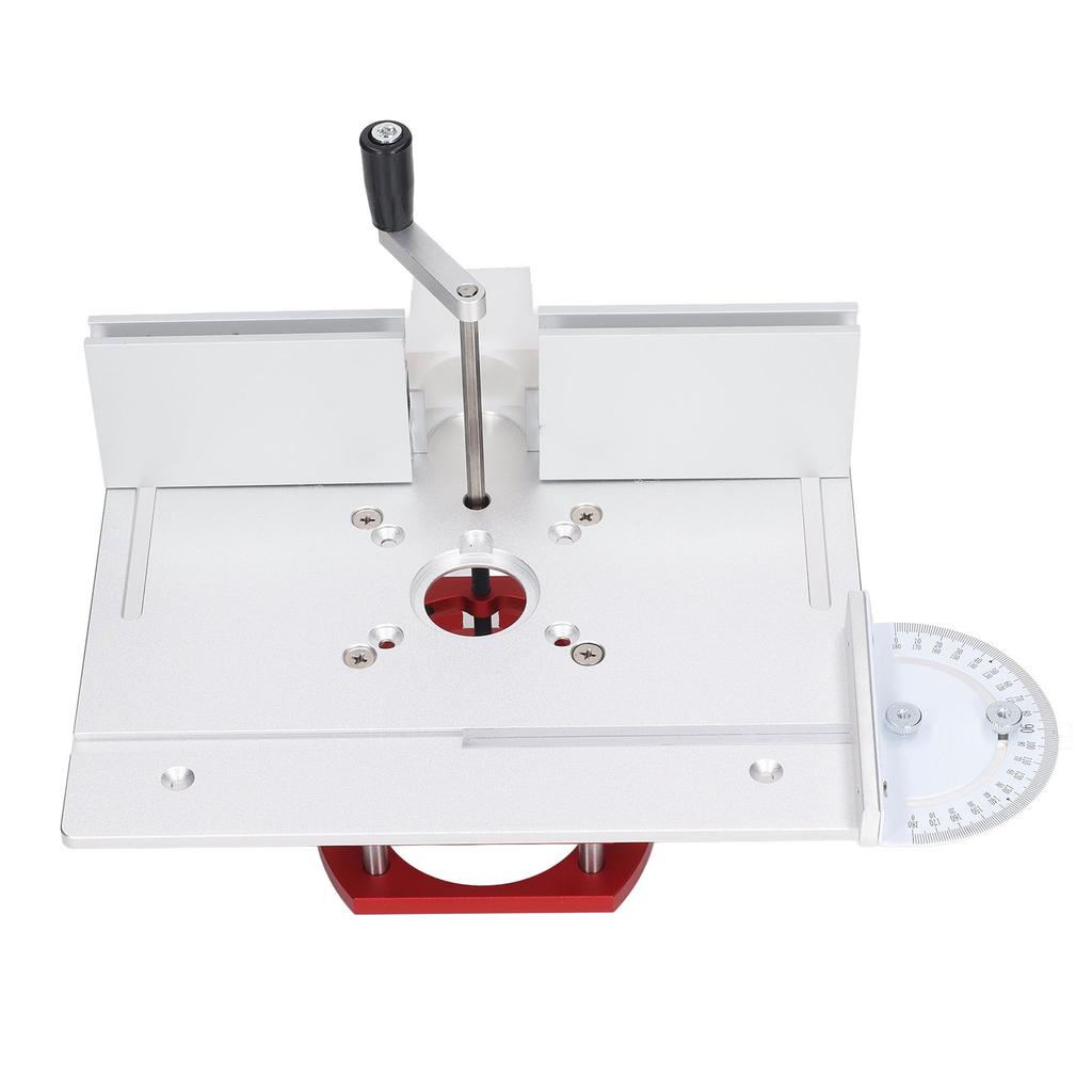 Router Lift with Top Plate Router Lifting Base Woodworking Slotting Trimming Chamfering Table Top