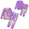Children's Fashion Suit Skirt Round Neck Long Sleeve Top Pants
