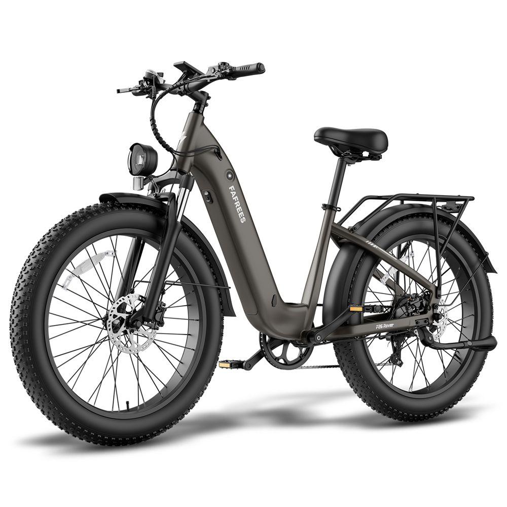 Bicicleta Elétrica Fafrees F26 Rover Motor 250W Pneu Gordo 26" Bicicleta Elétrica para Adultos Todo o Terreno 48V 20Ah Freio a Disco Hidráulico 7 Velocidades Carga Máxima 150Kg