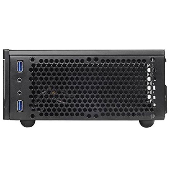 Silver Stone SilverStone HTPC case that combines space saving and expandability Japanese Black [Milo Series] Mini-ITX SST-ML05B [Official distributor]