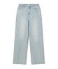 COVERNAT WOMAN Classic Straight Denim Pants Light Blue