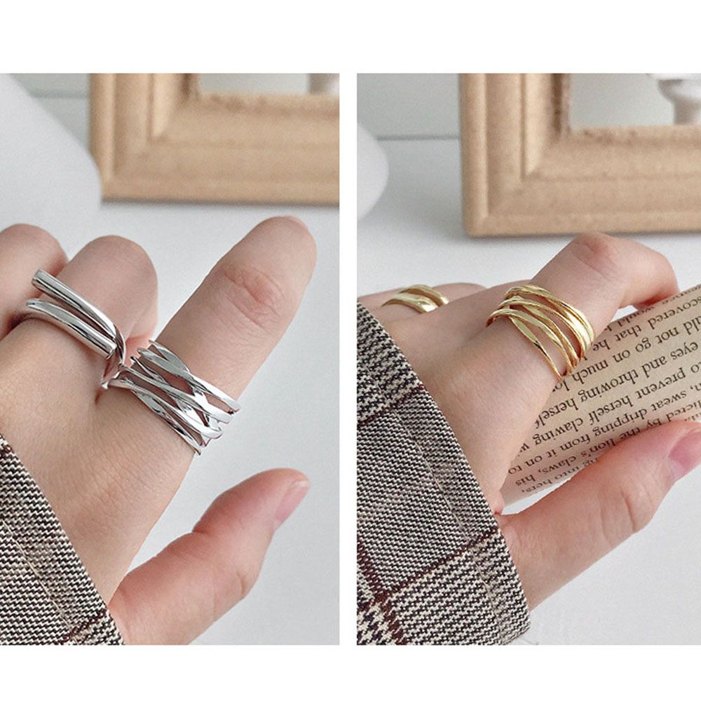 Geometric Knuckle Rings Multilayer Thumb Ring Finger Ring Fashion Accessories Jewelry Party Jewelry