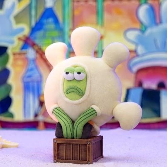 SpongeBob Bikini Bottom Buddies Funny Plush Toy Series 2 Assorted Box 6 Pieces Fish Blind Gacha Doll Model Gift Support Activity Official Product
