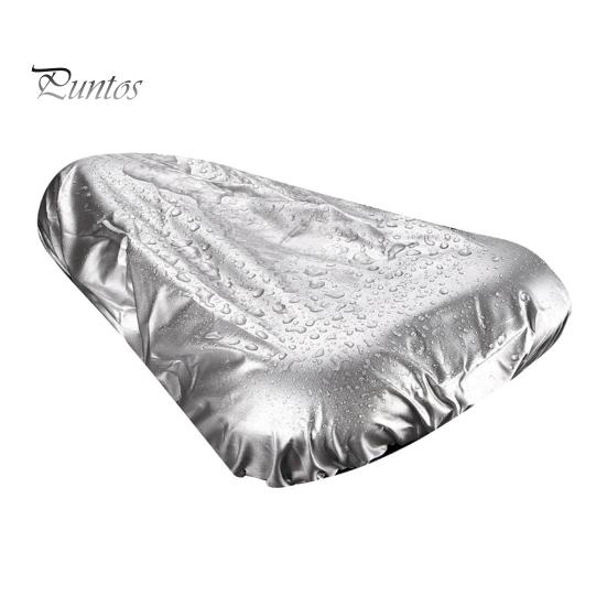 

Чехол для сиденья велосипеда, водонепроницаемый, складной, легкий, из ПВХ, для горного велосипеда, для шоссейного велосипеда, защита от пыли, снега и солнца серебряный