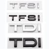 AAZN1 3D TFSI TDI Autoaufkleber ABS Buchstaben Logo Heckklappe Kofferraum Emblem Abzeichen Aufkleber für A3 A4 A5 A6 A7 A8 Q2 Q3 Q5 Q7 Zubehör
