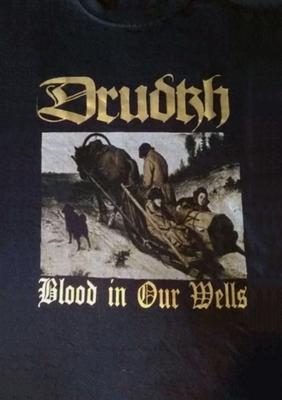 Drudkh Band Blood In Our Wells Black T-Shirt Cotton Unisex
