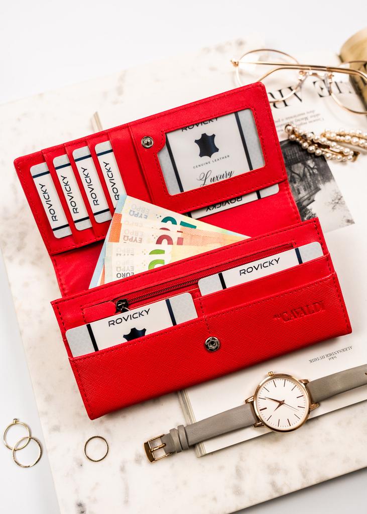 Women's PU Wallet GD27-SFK-7687 Red