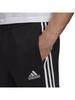 Adidas Sweat Essentials French Terry Tapered Cuff Size 3L 3-Stripes Pants, 31391/NWN54, Men's, Black/White (GK8831),