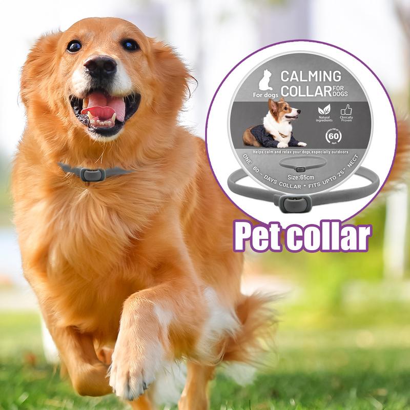 Calming Collar For Dogs Adjustable Pheromone Cat Calming Collar Adjustable Calm Diffuser Lasts 60 Days Pet Supplies For Small