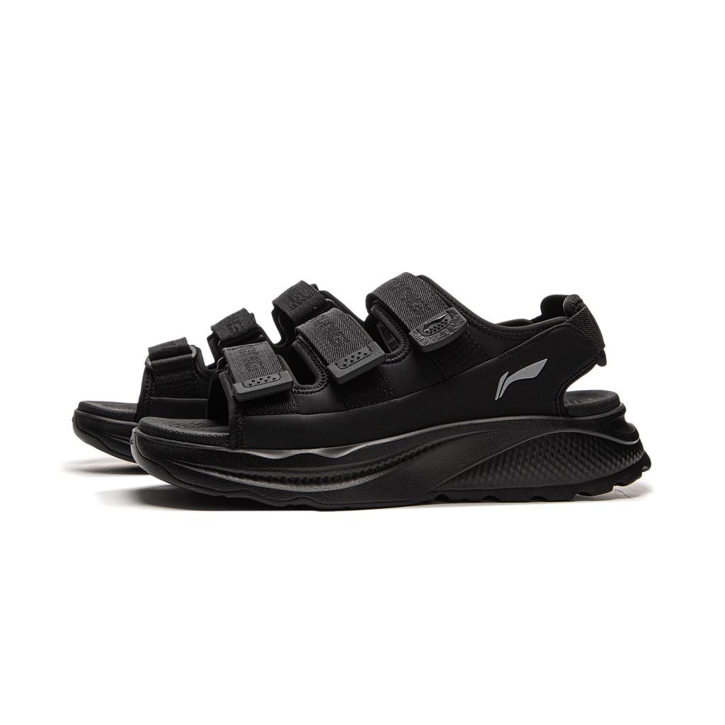New LiNing SOFT COCA Beach Sandals Unisex Black AGUV001-1