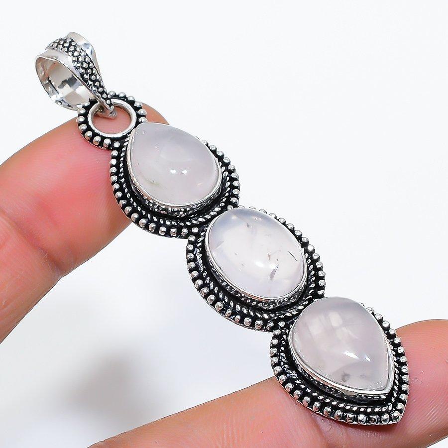 

Rainbow Moonstone Gemstone Handmade Jewelry Pendant 2.76 VR-4226