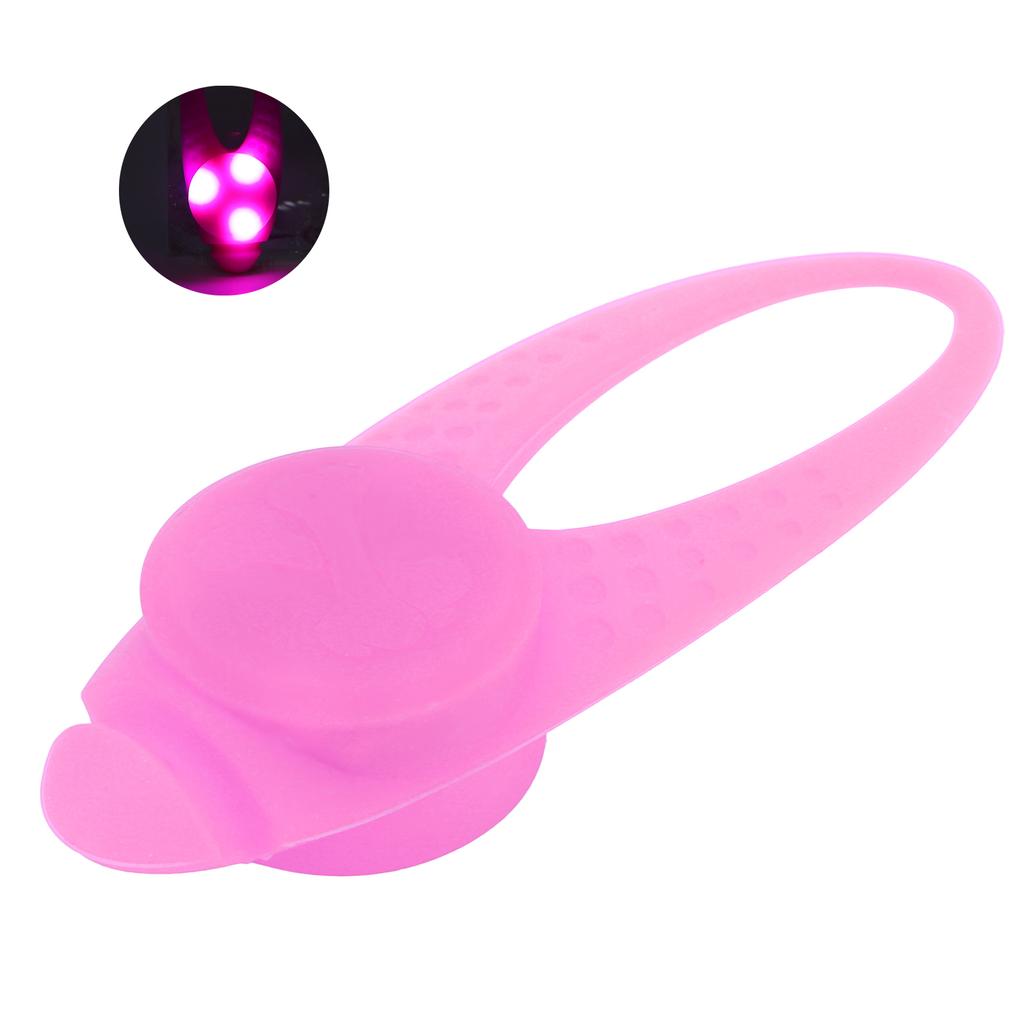 Dog Collar Pendant Light Waterproof Dog Neck Pendant LED Safety Light with Stainless Steel