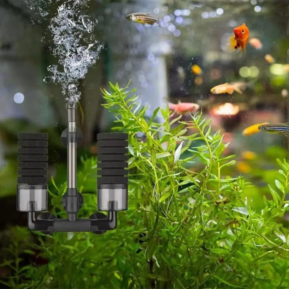 Aquarium Filter For Aquarium Fish Tank Air Pump Skimmer Biochemical Sponge Rotating Extensible Aquarium With Filtration System