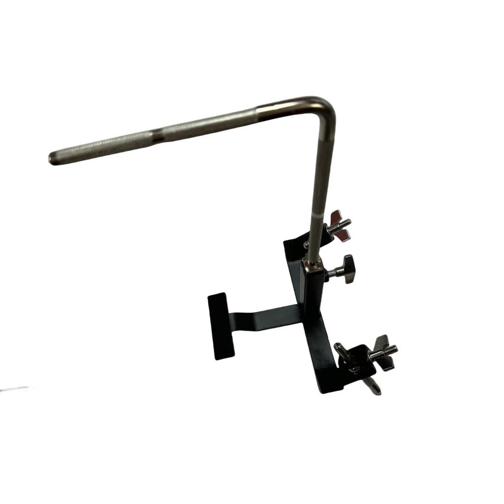 Adjustable Percussion Stand for Floor Tom, Cowbell, Jazz Drum, Bass Drum Rim, and Wood Block.
