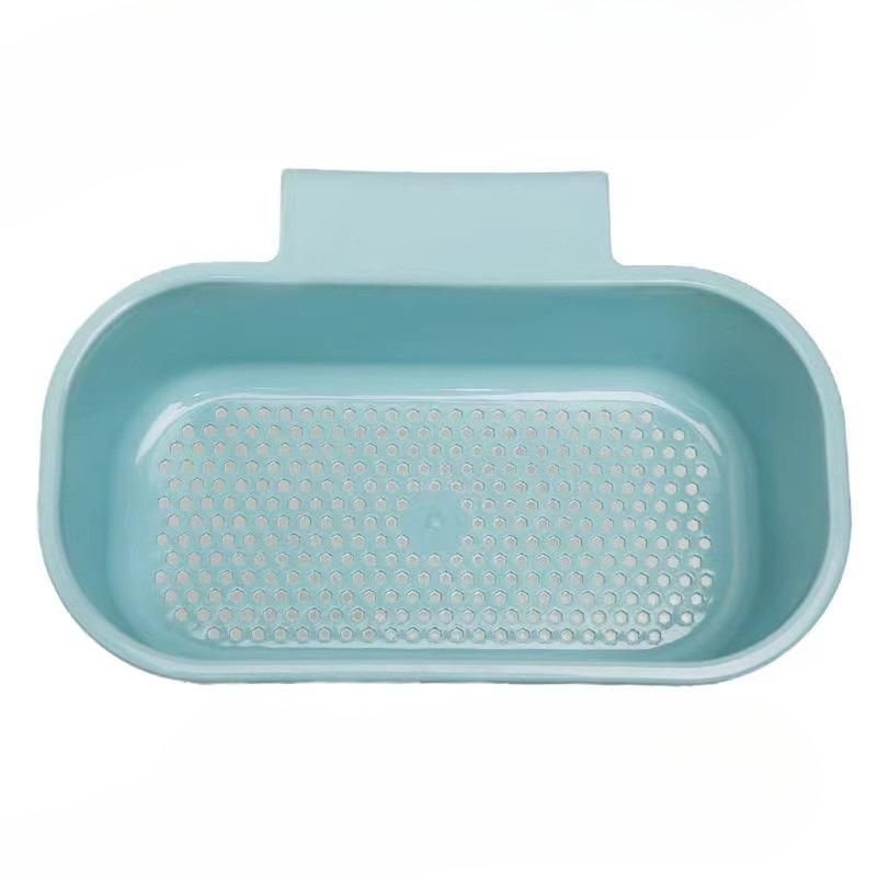 Wall-mounted Kitchen Sink, Draining Basket, Filter Basket, Plastic Storage Rack, A Kitchen Leftover Food and Residue Filter Wonder