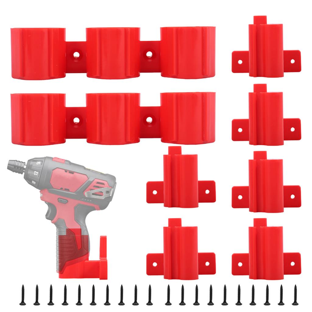 Battery Storage Holder for Makita/Bosch/Milwaukee M12 12V Batteries Wall Bracket Tool Display Rack for Milwaukee Accessories