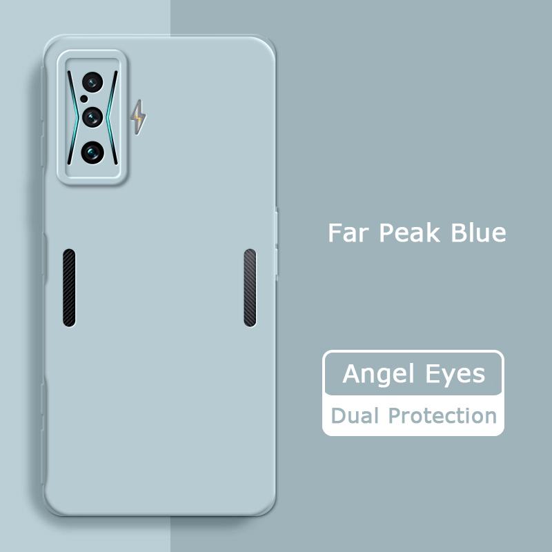 Angel Eyes Square Tekutý silikonový zadní kryt pro Xiaomi POCO F4 GT F4GT 5G Ochranné pouzdro na fotoaparát na telefon POCOF4GT Fundas