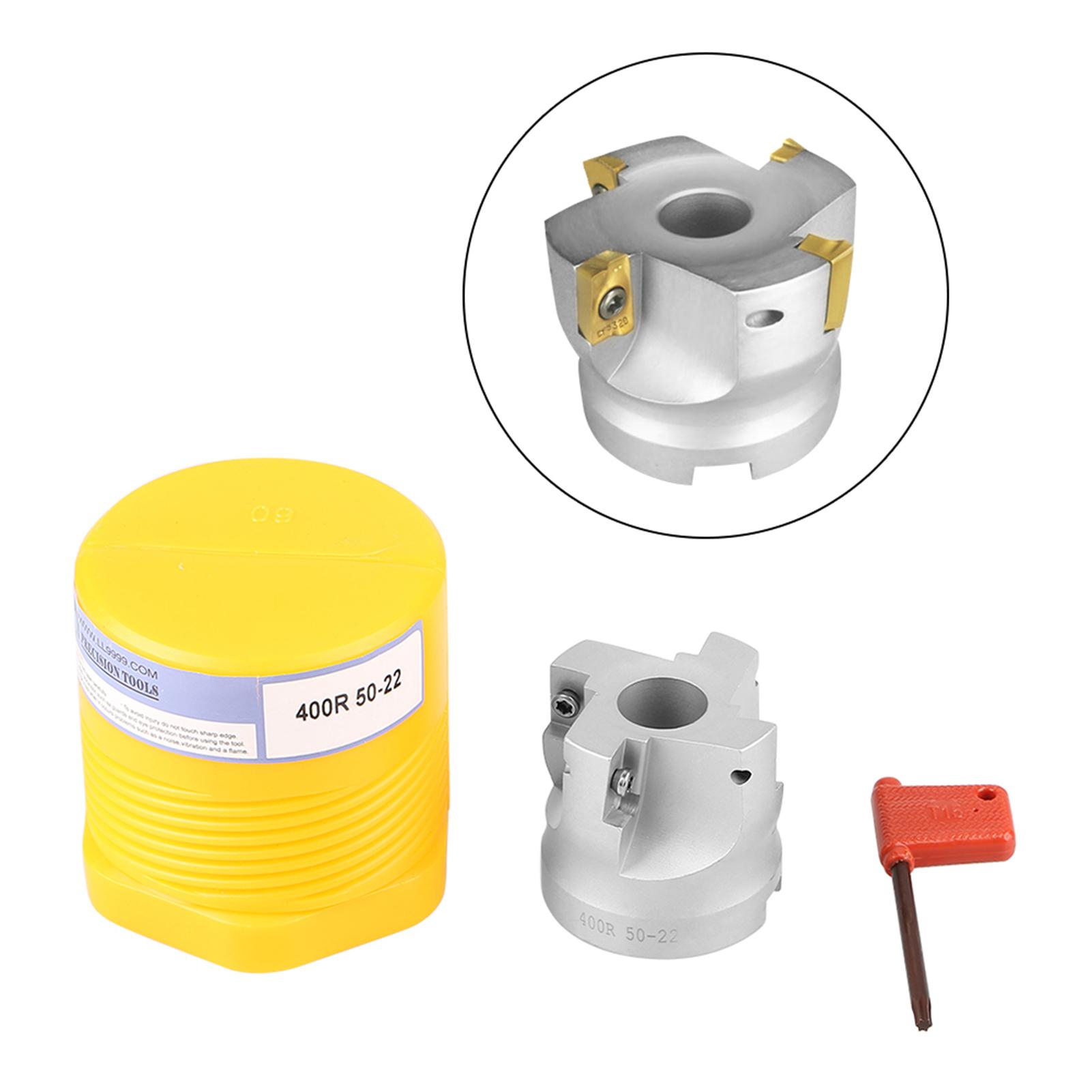 

BAP400R 50 22 4T 90 Degree Right Angle Shoulder Face Mill Head CNC Milling Cutter