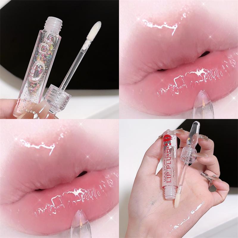 Gold Leaf Toot Clear Lip Oil Volumizing and Moisturizing Lip Honey Autumn and Winter Care Shine Powder Lip Oil Lip Care