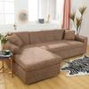 Chaiselongue Sofabezug für Wohnzimmer Dehnbar Eck-Modulsofa Überwürfe 1 2 3 4 -Sitzer Funda Sofa Möbelbezüge für Zuhause