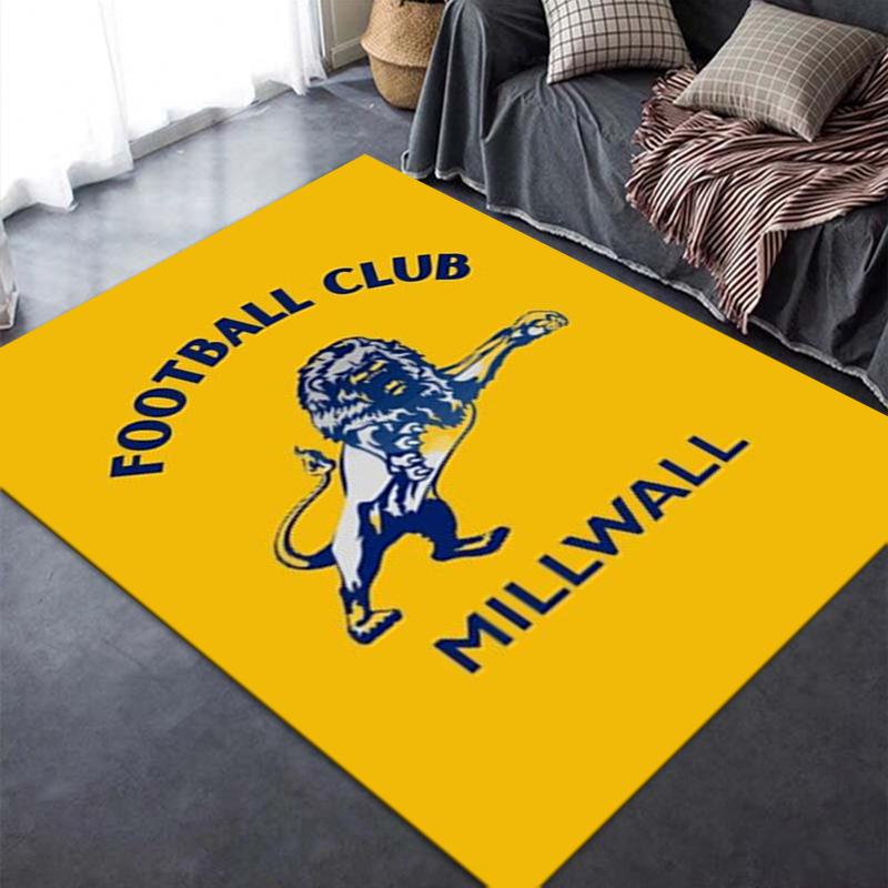 Tappeto Nuovo Millwall FC 2025 per Soggiorno Camera da Letto Casa Decorazione Divano, Tappetino Antiscivolo per Giochi Bambini