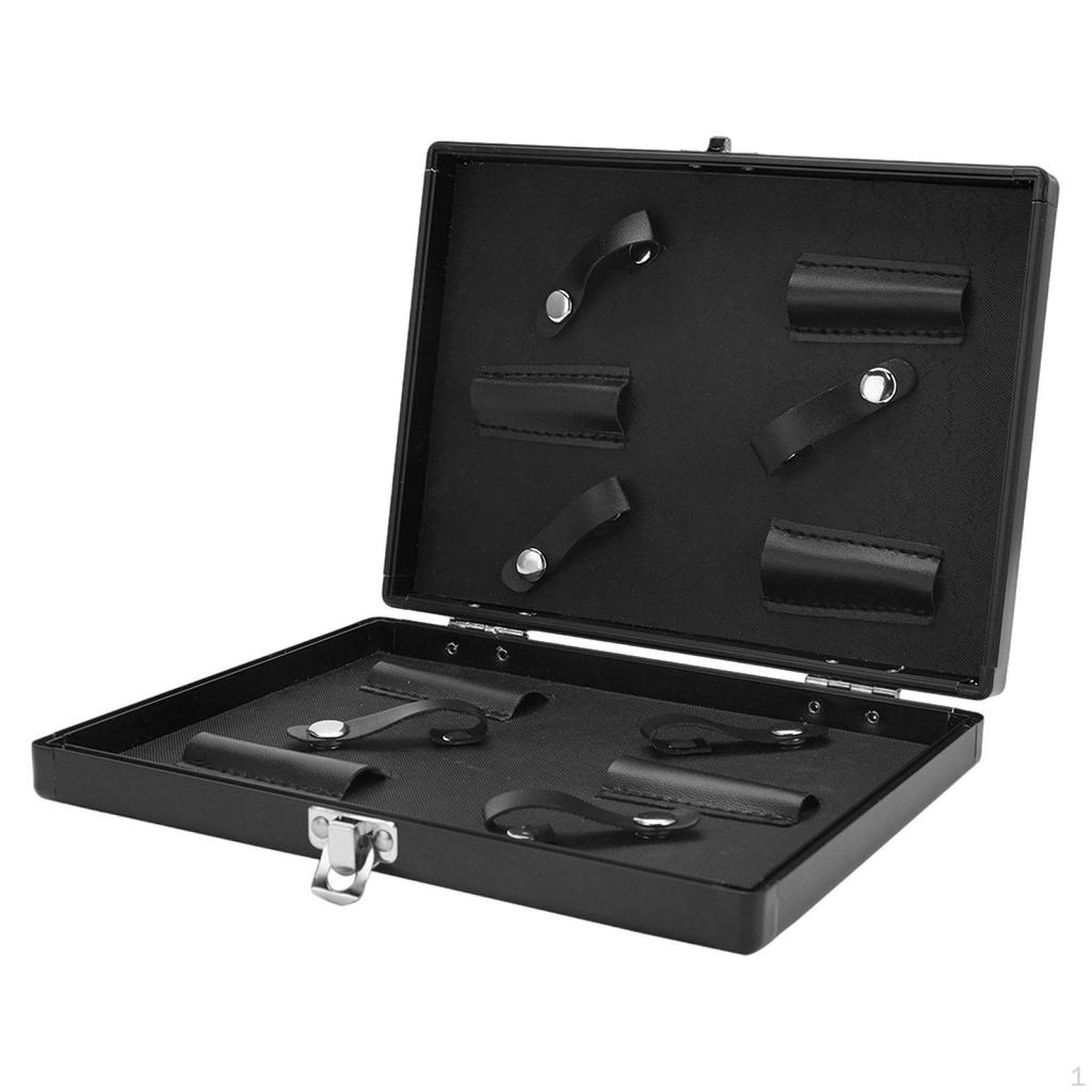 Hair Cutting Shears Organizer Box Dust Proof Scissor Holder Shockproof 23cm Total Length