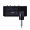 Electric Guitar Headphone Amplifier Amp 3.5mm Headphone Jack Aux In with Heavy Rock Distortion Effect Built in