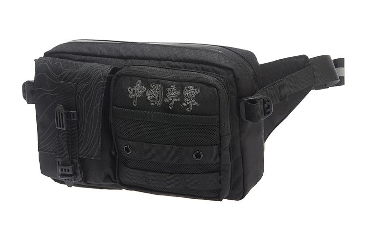 Li Ning Reflective Fabric Fanny Pack Regular Unisex Black ABLR040-1