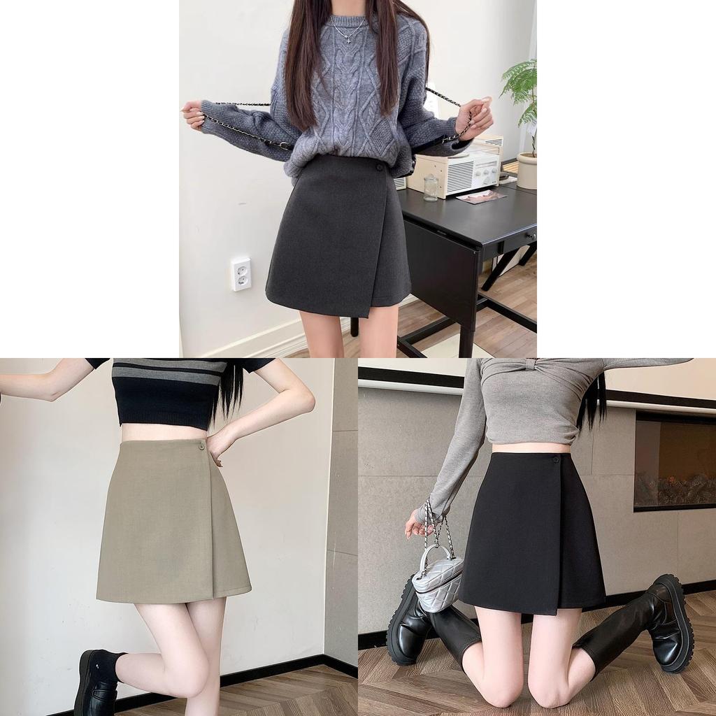 Casual Highwaist Short Skirt With Zipper For Women Summer 2025