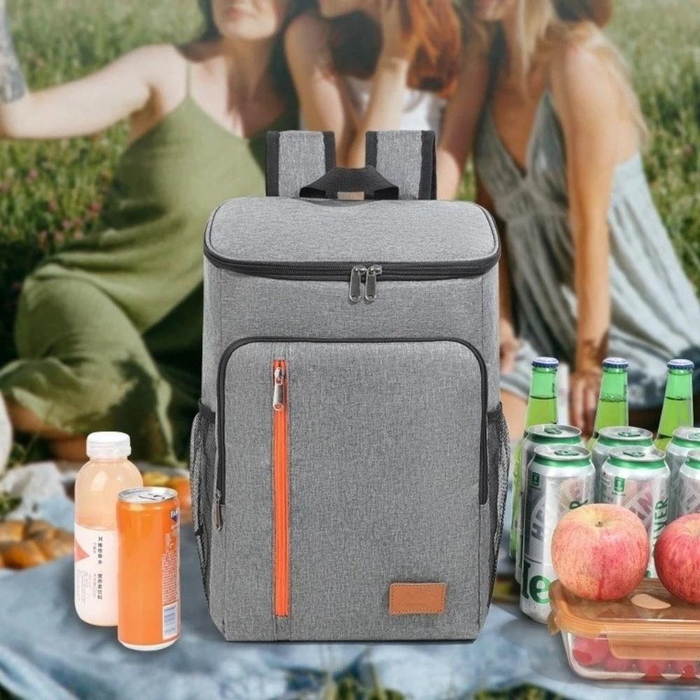 Insulated Insulated Backpack Double Shoulder Large Capacity Cooler Bag Sports