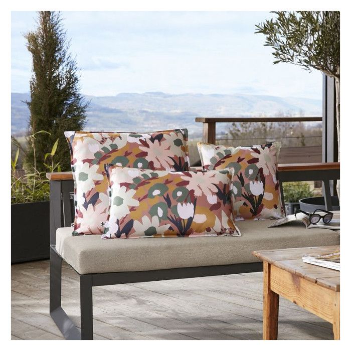 "Outdoor" Cushion Cover All Sizes The Butterfly Effect - Léane - Cushion Cover 40 X 60 Cm