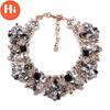 Hallo Frauen Modeschmuck Kurze Design Kristall Aussage Halskette Dame Halsbänder Bib Kragen