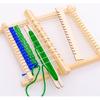 Wooden Wooden Weaving Loom Starter Kit DIY Hand-Woven DIY Woven Set  For Children Kids Gifts