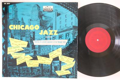 LP Record VARIOUS - Chicago Jazz Album JDL5072 DECCA 1955 Japan Jazz Used