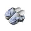 Japanese Solid Color Bow Cute Cartoon Bag Head Half Slippers Women's 25 Years of New Wear Retro College Lazy Shoes