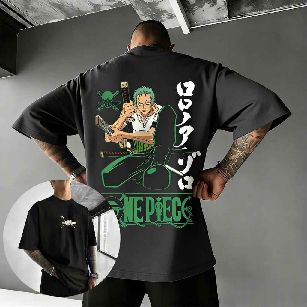 One Piece Zoro Roronoa Anime T Shirt Men Women 2026 Summer New Streetwear Cotton Short Sleeve Tee Tops Graphic Print Y2k Clothes