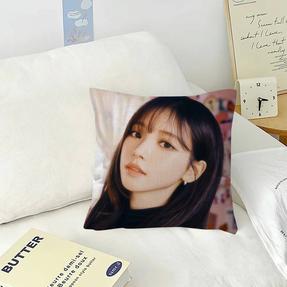 Korean idols KKKARINA Pillow Covers Cartoon Sofa Decorative Home Doublesided Printing Short Plush Cute Cushion Cover
