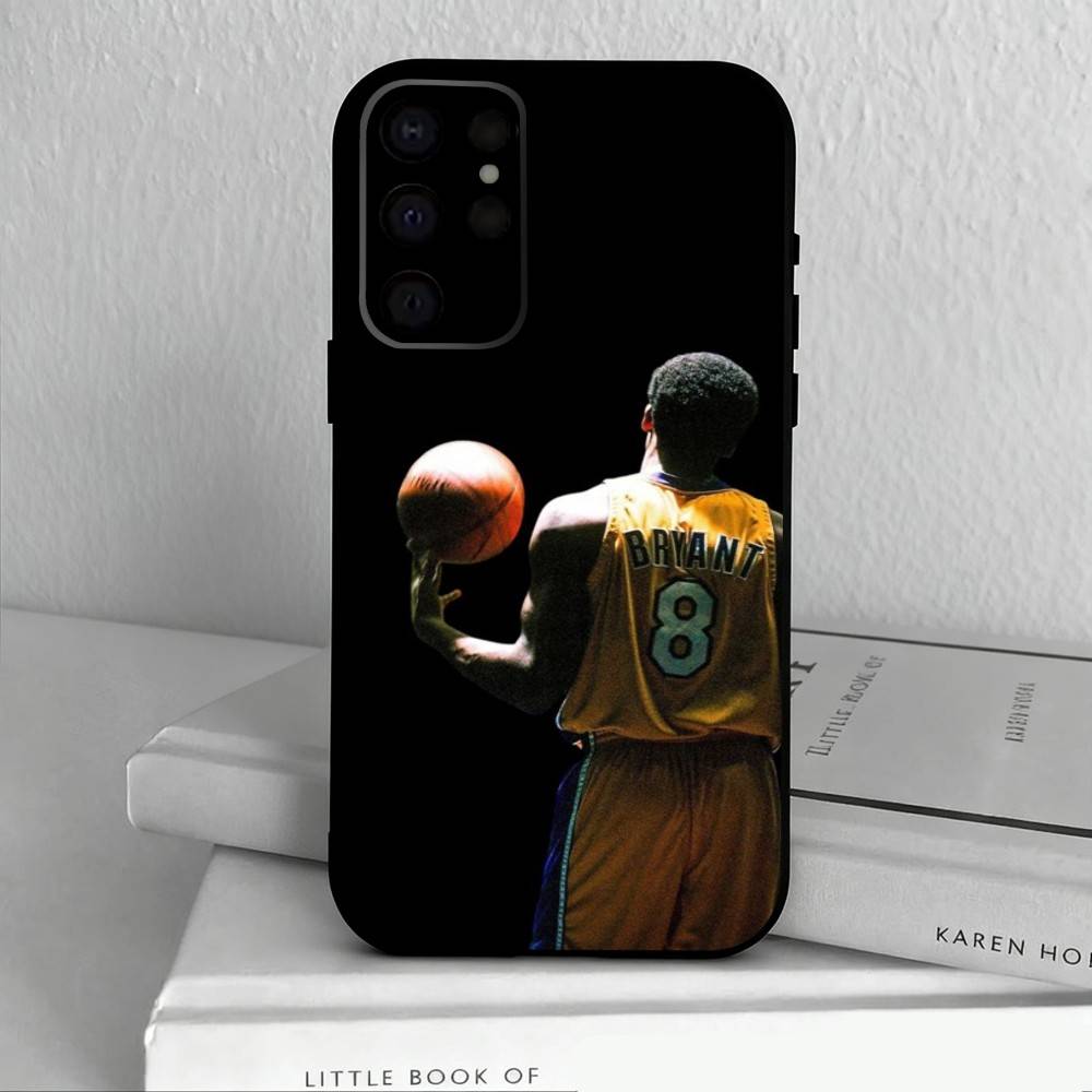B-Basketball K-Kobe-E B-Bryant-T 8 24 Phone Case For Samsung S25,24,23,22,30,21,10,9,Ultra,Plus,Lite,FE,4,5 G Soft Black Case