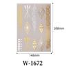 Bohemian Waterproof Gold & Silver Metallic Temporary Tattoo Stickers