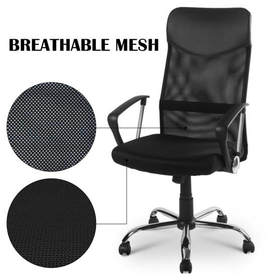 Adjustable Swivel Computer Desk Chair with Mesh Back Support Home Office Decor