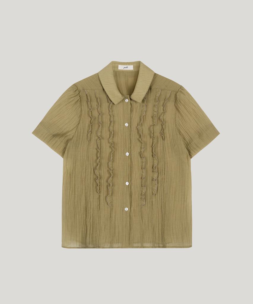 Poeteuseoul Breeze Fill Blouse_Olive
