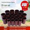 Bamboo Cupping Set: Carbonized Bamboo Charcoal Fire Cupping Jars & Tubes for Household Use
