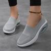 Shoes Women's platform rocking shoes Large size fly-woven casual shoes Lazy one pedal