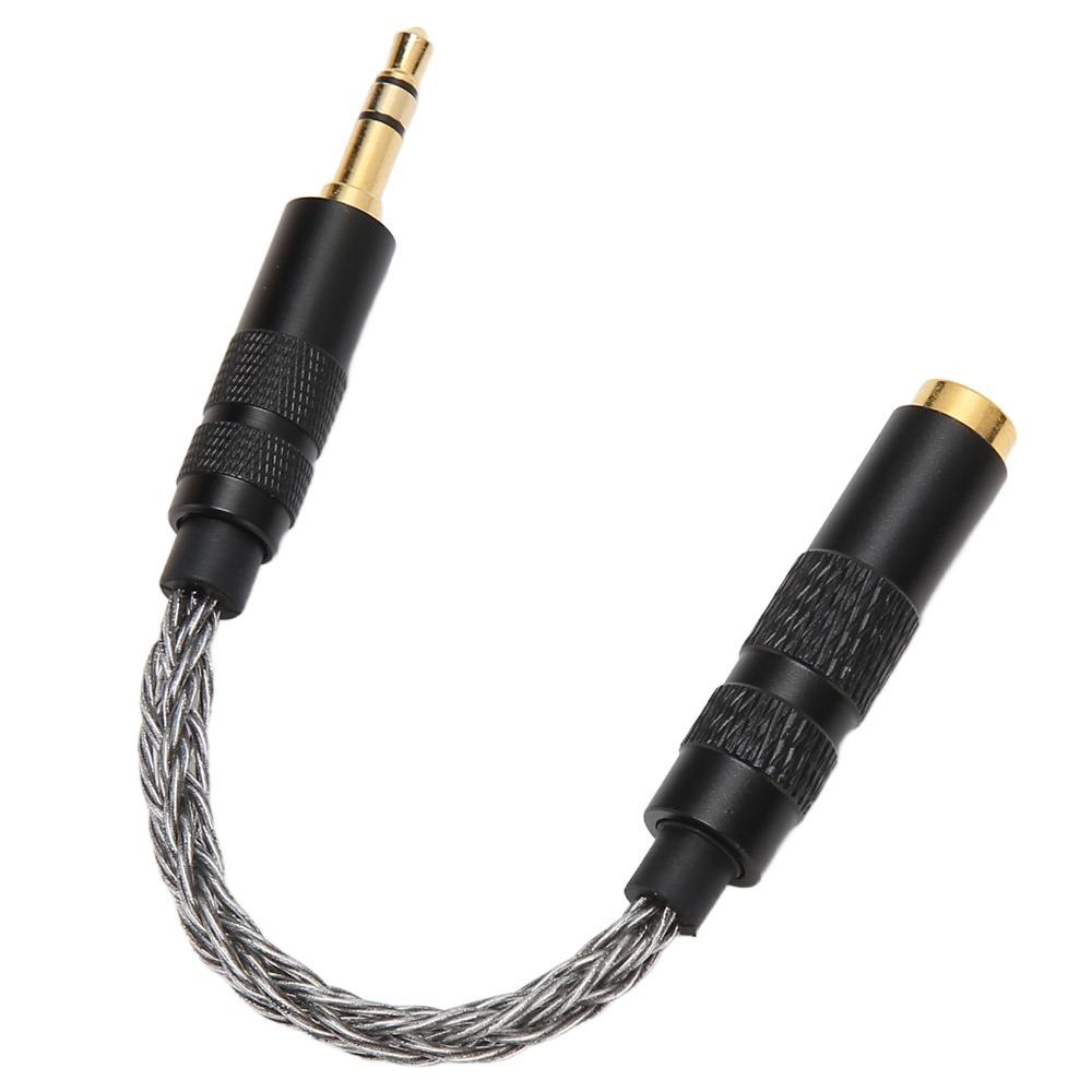 Plug and Play 4.4mm to 3.5mm Adapter Cable 8 Strands of Stranding Cable  For Music Players